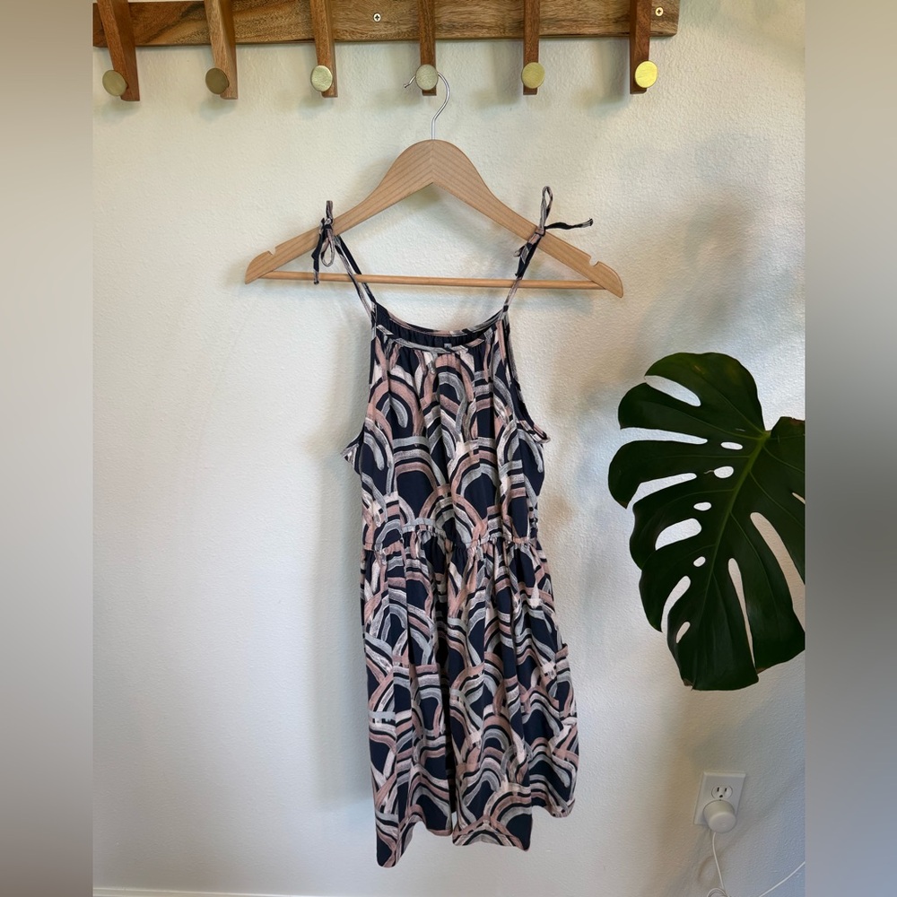 EUC Tea Collection Rainbow Print Dress